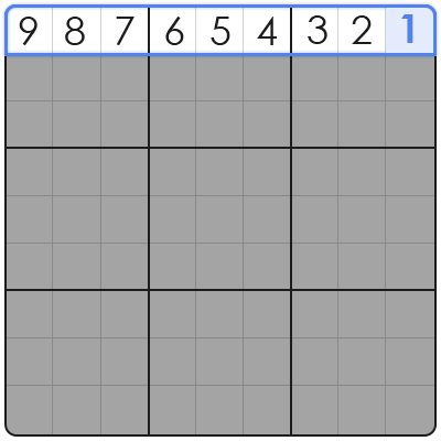 sudoku with auto candidate